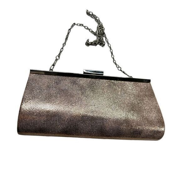 EUC Women’s Rose Gold Clutch Shoulder Bag - Picture 1 of 5